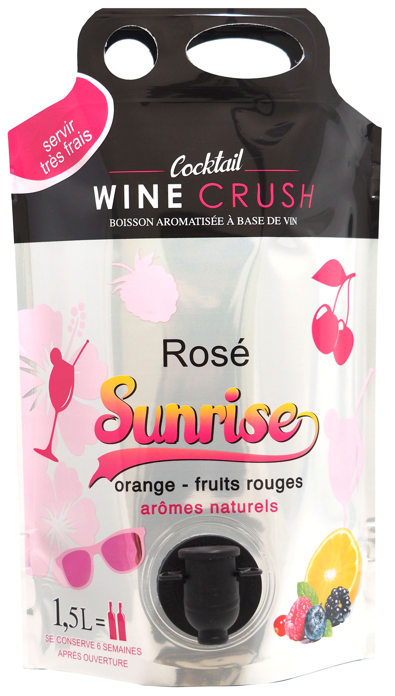 Miniature Wine Crush - Sunrise Rose